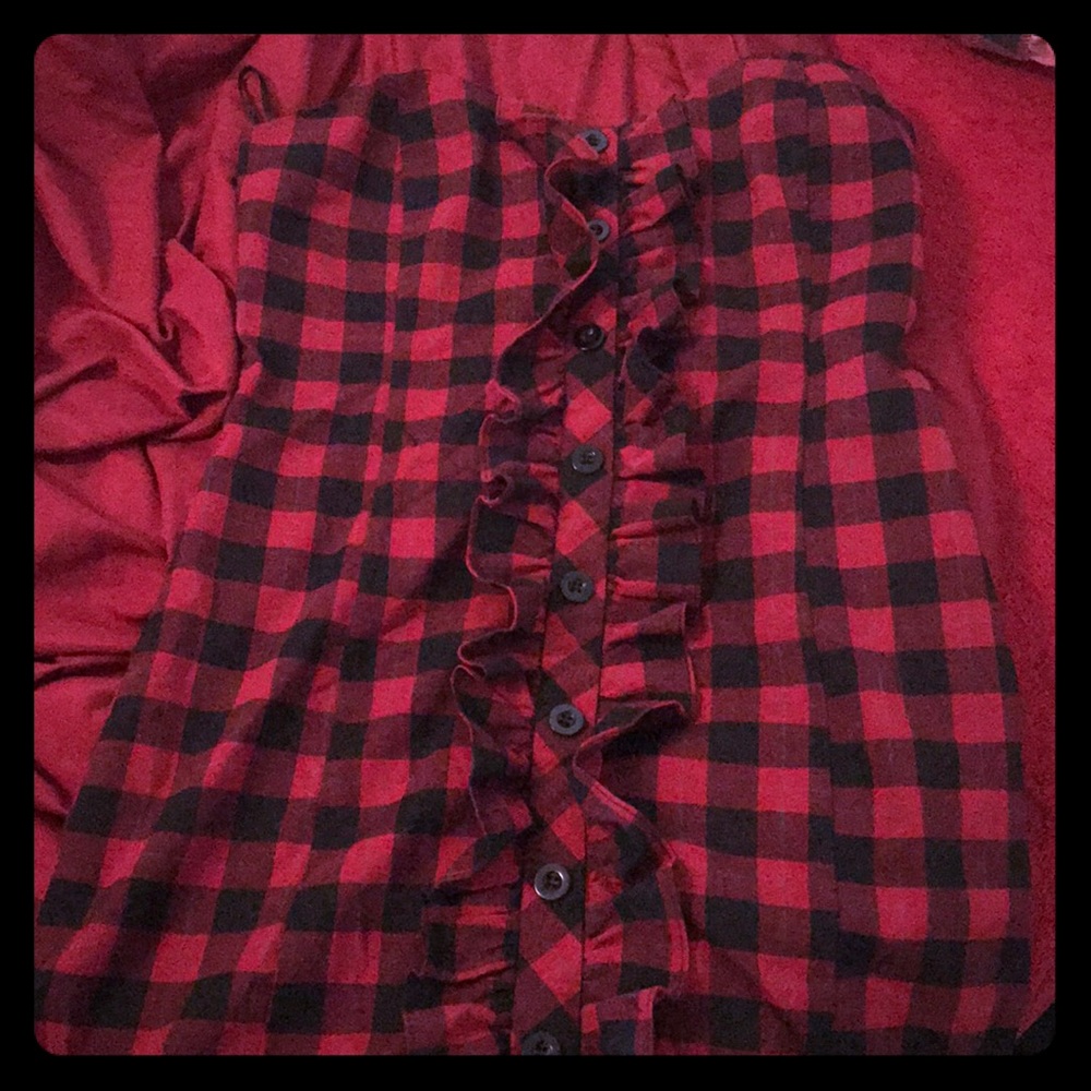Red Plaid Wetseal Dress